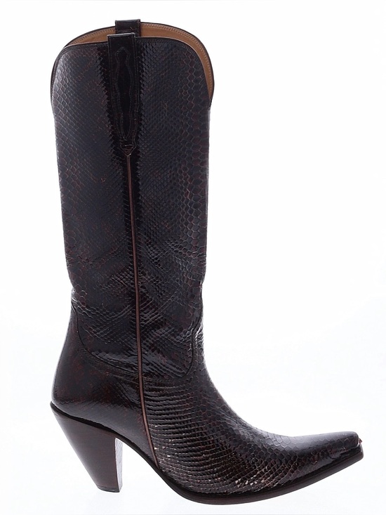 Lucchese Shoes - LUCCHESE CHARLIE 1 HORSE Snake Cowboy Boots Size 8 GUC